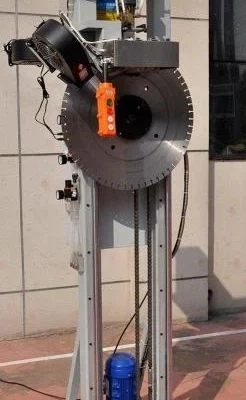 2400MM Semi-Automatic Diamond Saw Blade Segments Welding Frame