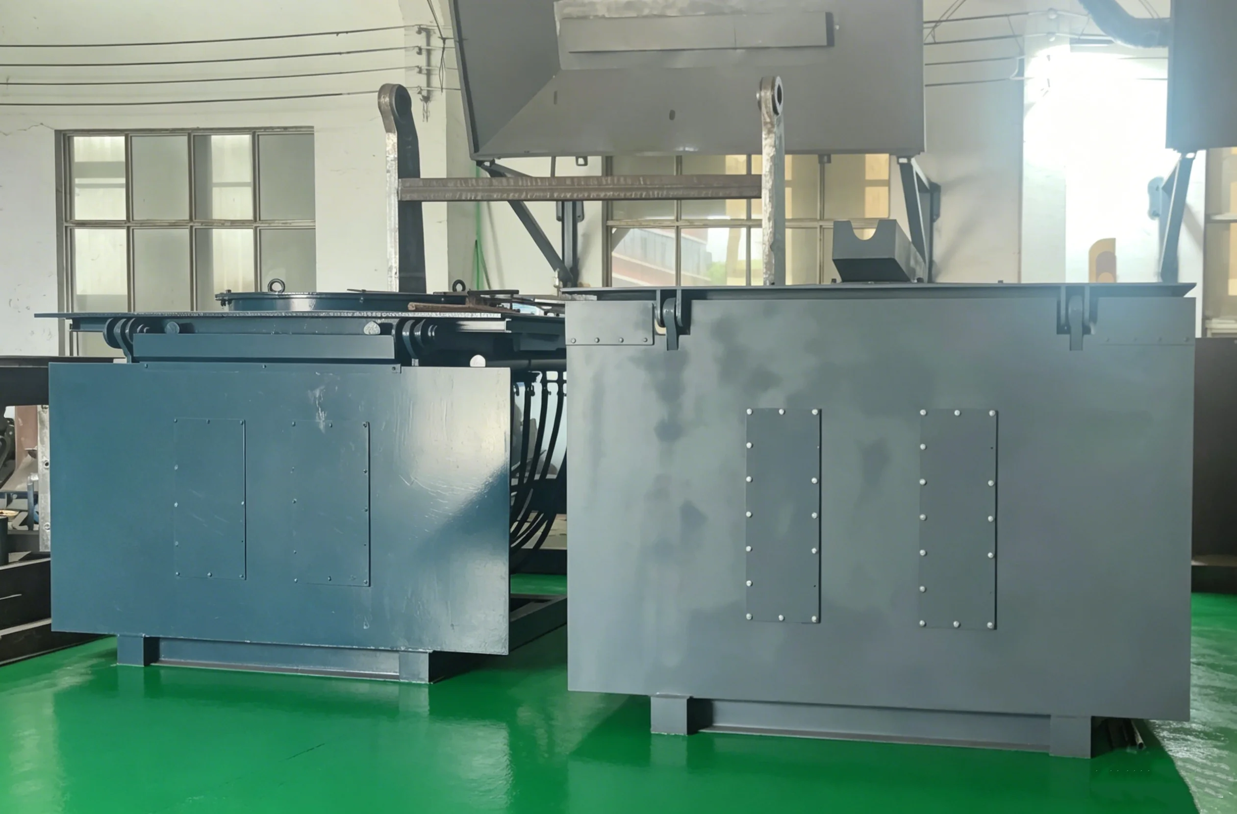 Steel Shell Induction Melting Furnance-1 Steel Shell Induction Melting Furnance
